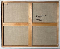 L'oiseau du matin. Acrylic on canvas. Signed and dated 2008.