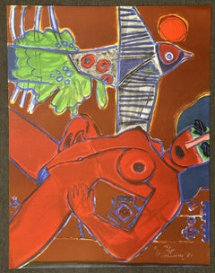  Image D'Un Ete,  Lithographie signée par l'artiste, 1981