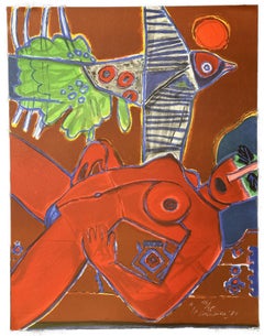 Image D'Un Ete,  Signierte Lithographie vom Künstler Proof von 1981