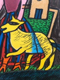 Guillaume Cornelis van Beverloo 'Corneille', Queen of the Tower, Framed