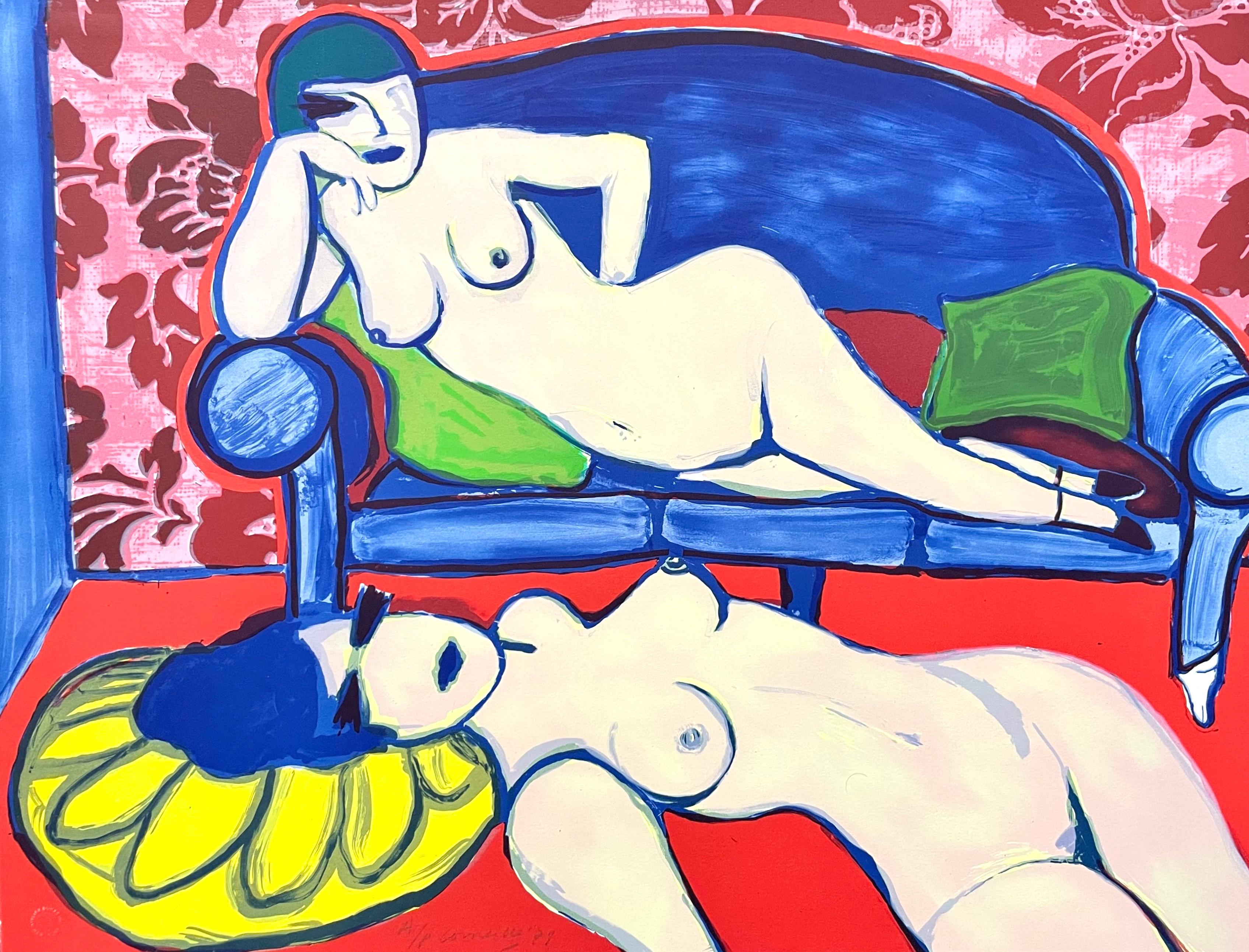 Lithograph on vélin paper. Paper size: 19.5 x 25.5 inches. Inscription: Hand signed and numbered A.P., as issued. Notes: Published by London Arts Inc., Detroit; printed by Arts Litho, Paris, in an edition of CCL, 1979.

GUILLAUME CORNELIS VAN