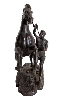 Cheval de Marly, Bronzeskulptur eines Reiters aus Bronze von Guillaume Coustou