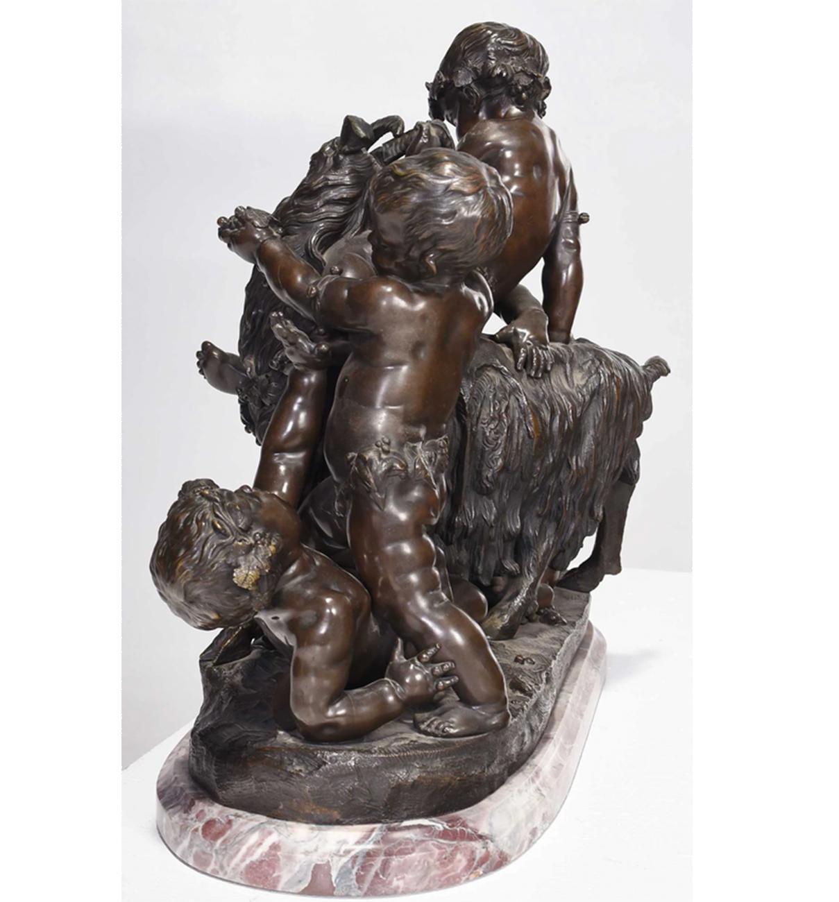 Guillaume Denière A  Gruppo figurativo autunnale Bronzo in vendita 5
