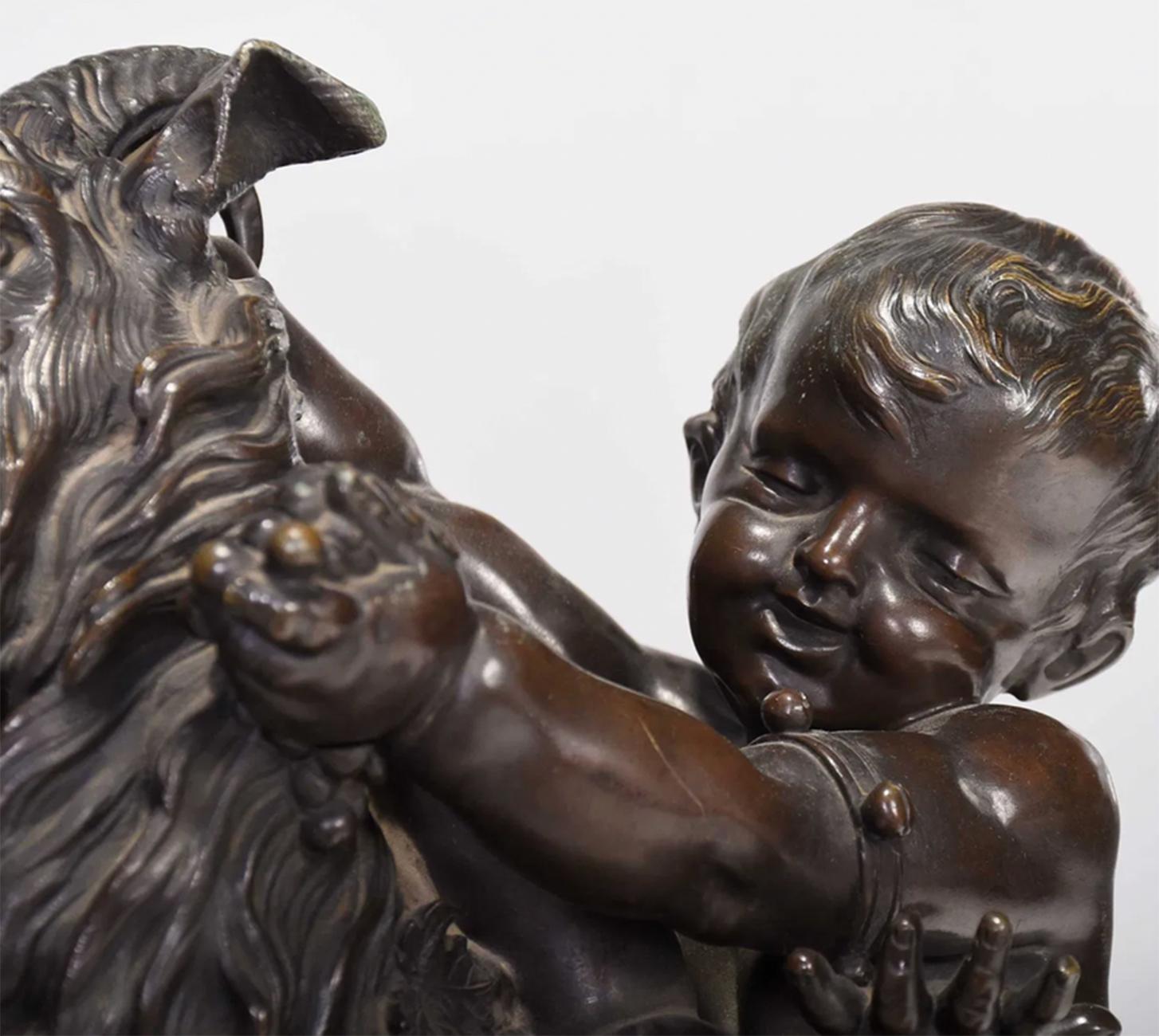 Guillaume Denière A  Gruppo figurativo autunnale Bronzo in vendita 6