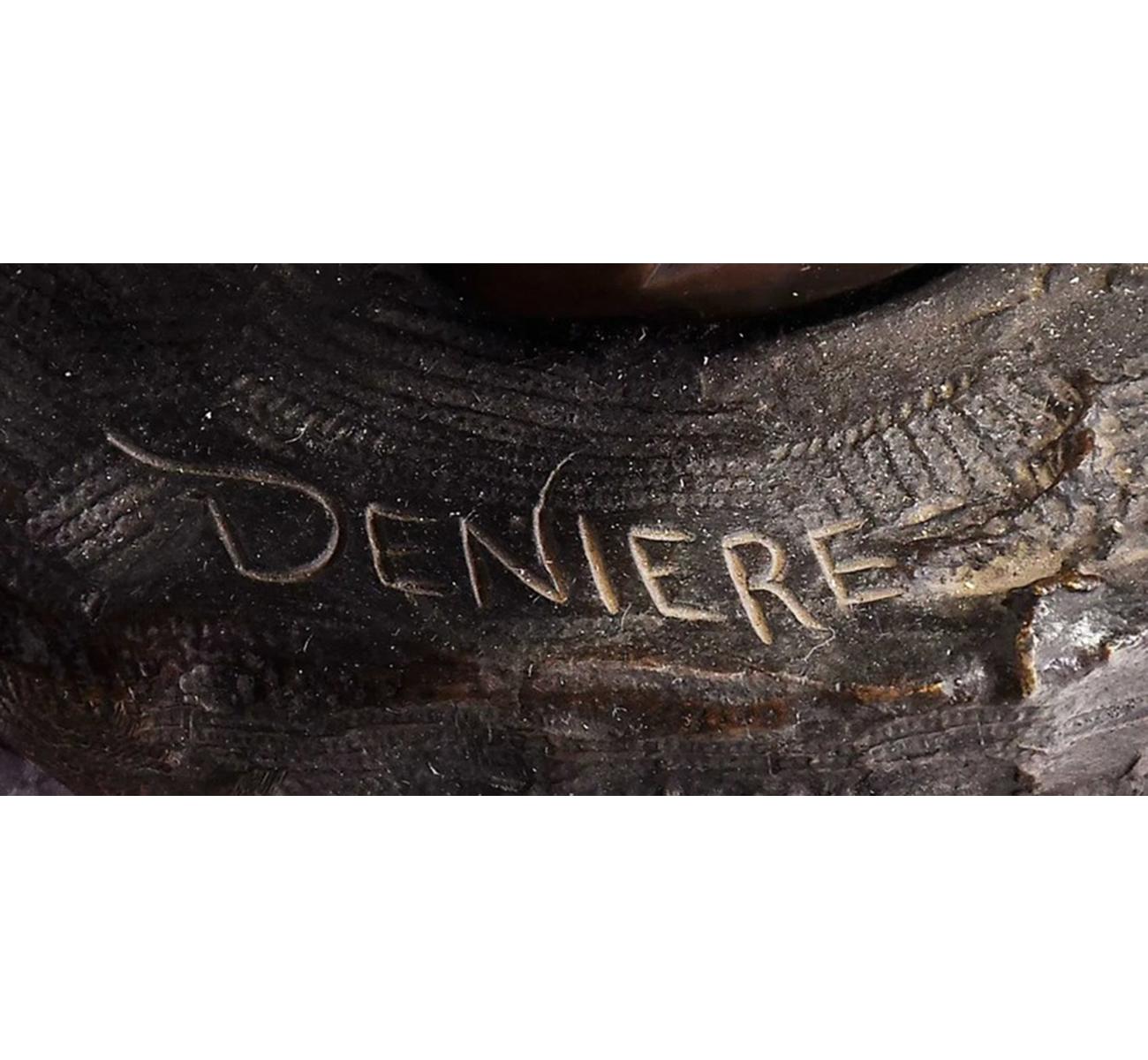 Guillaume Denière A  Gruppo figurativo autunnale Bronzo in vendita 7