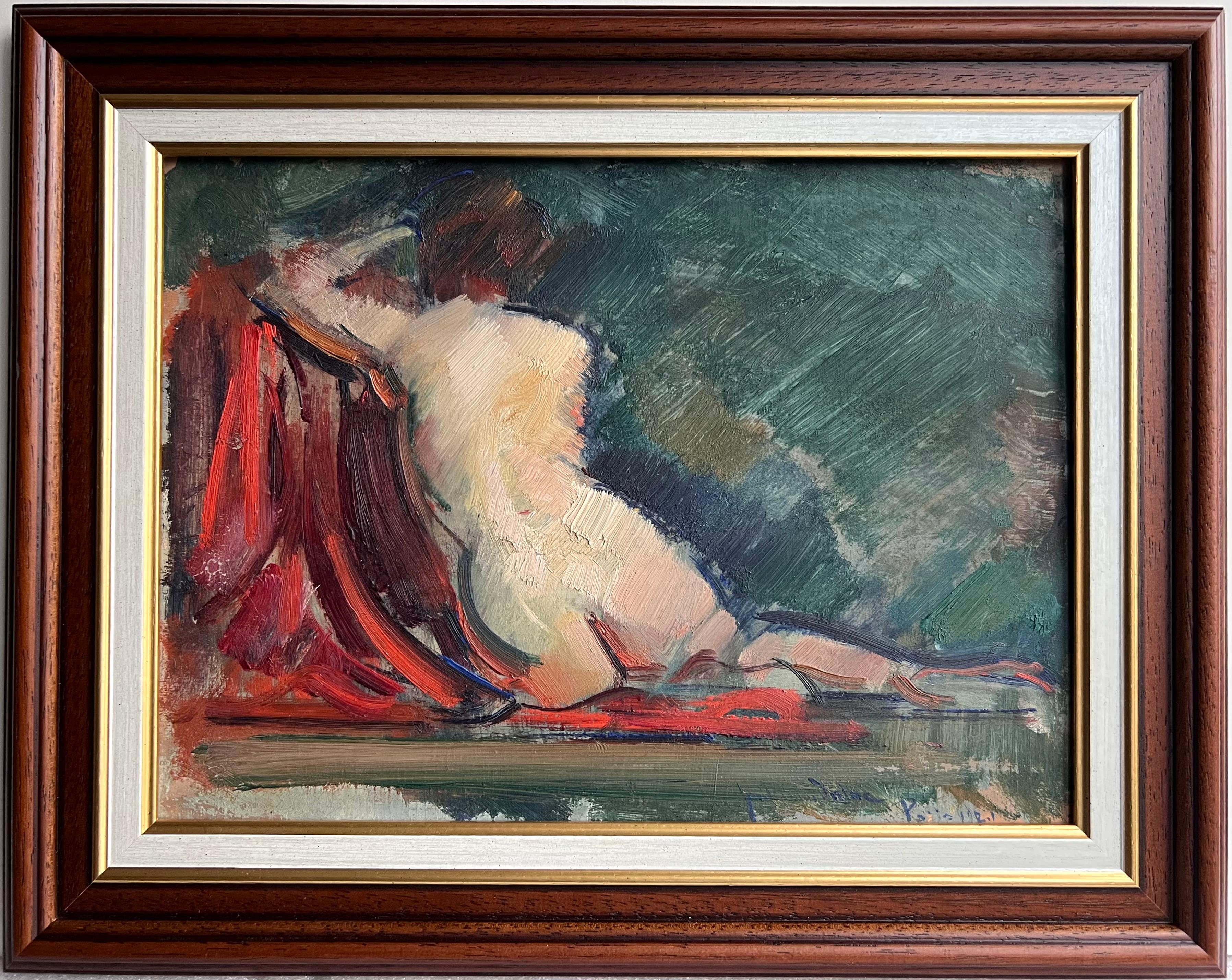 Nude Painting de Guillaume Dulac - Nu de dos