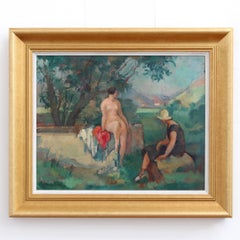 Landscape with Two Bathers