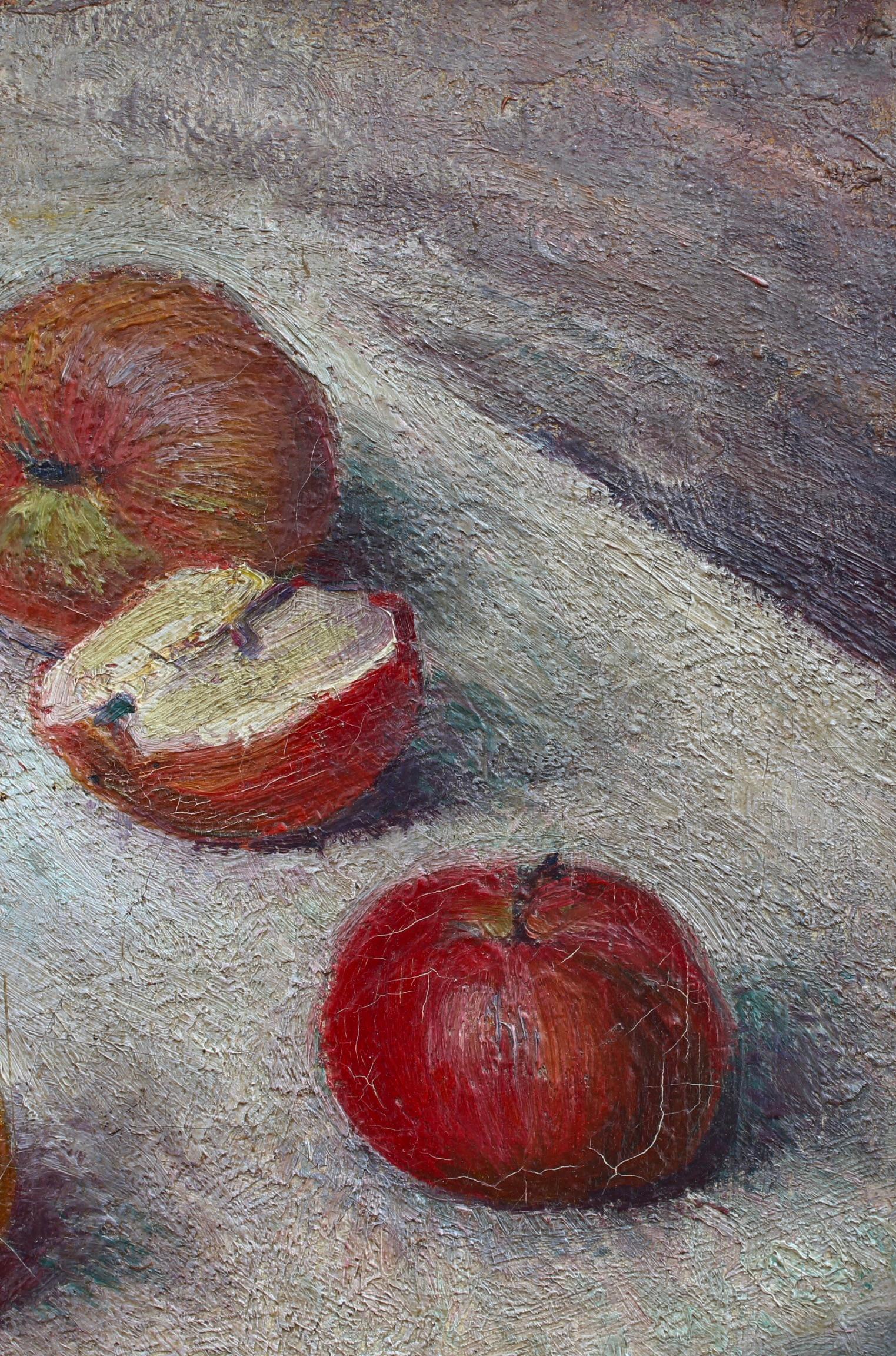 'Oranges and Apples', Oil on Canvas Still Life Painting For Sale 4