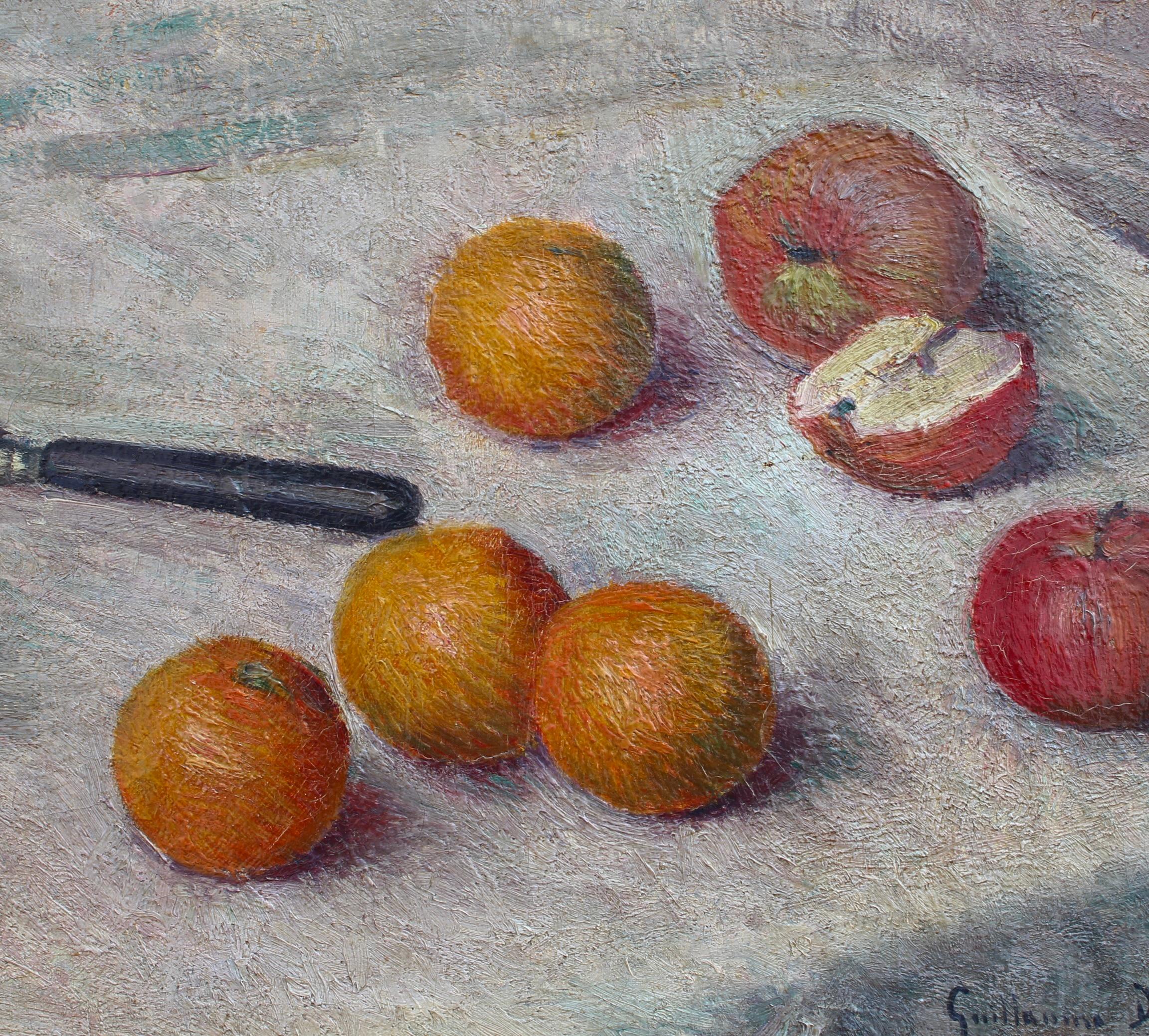 'Oranges and Apples', Oil on Canvas Still Life Painting For Sale 5