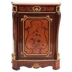 Guillaume Grohe Napoleon III Period Cabinet in Rosewood and Mahogany