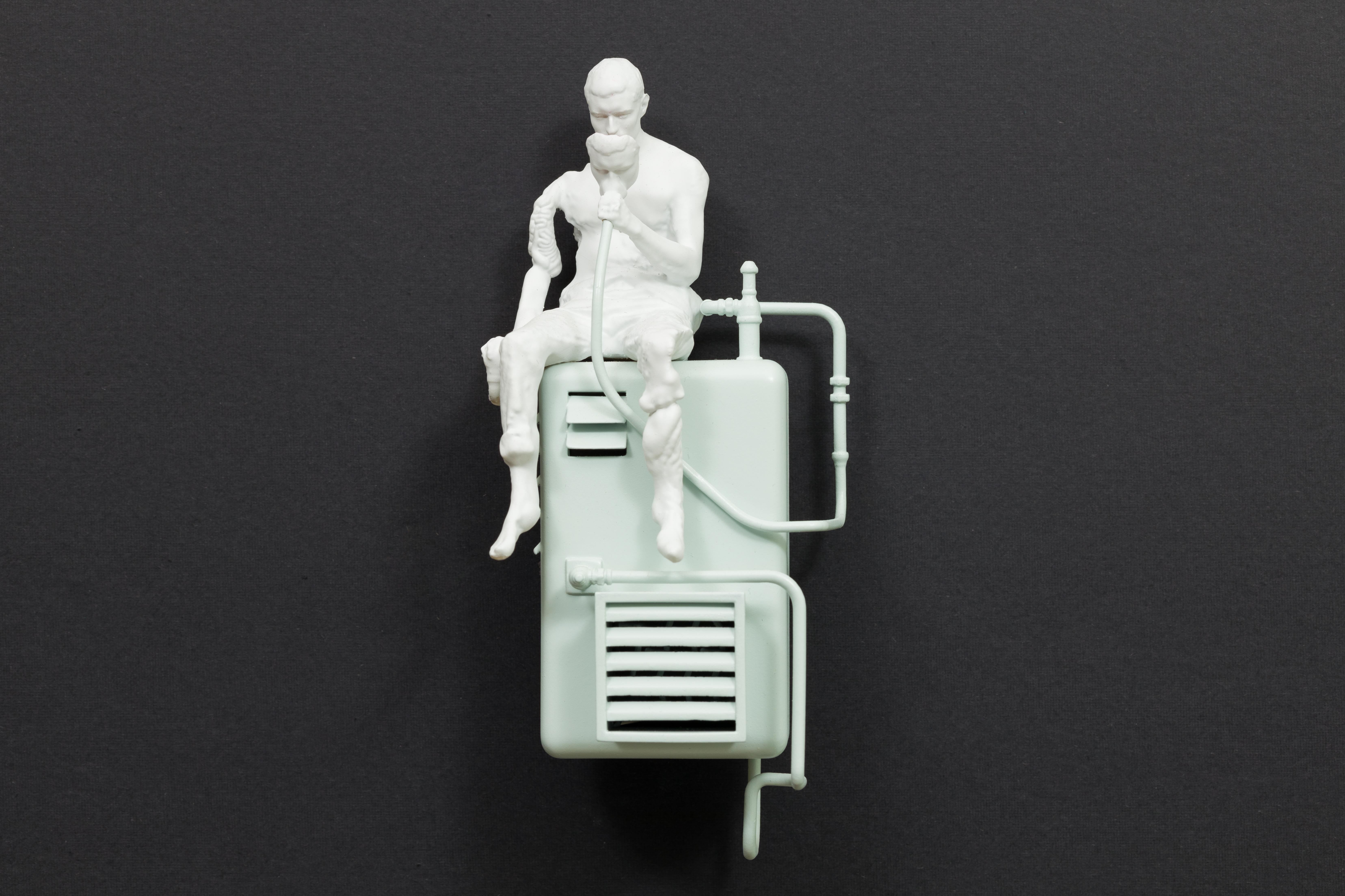 Guillaume Lachapelle Figurative Sculpture – Ein zweiter Atemzug