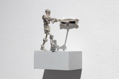 Le Disjoncteur Sculpture, 3D Printed, Geometric, Contemporary Art