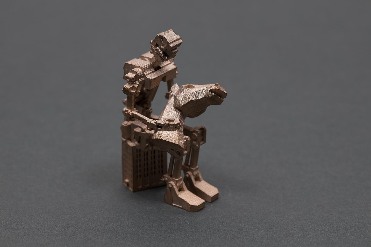 Guillaume Lachapelle Figurative Sculpture - Le penseur