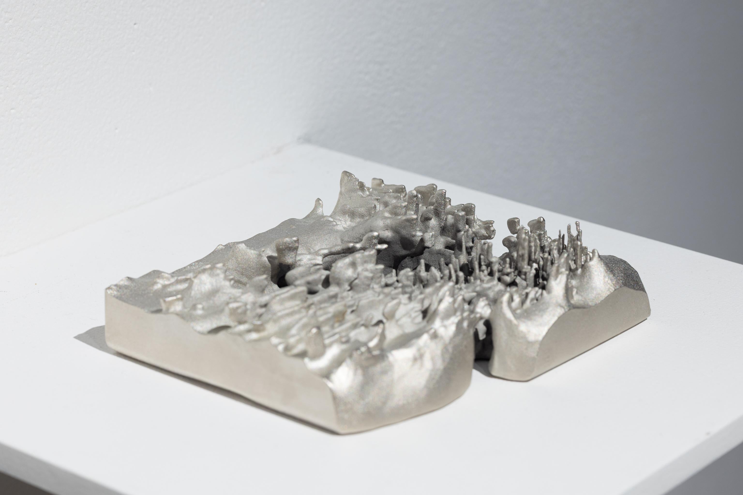 Guillaume Lachapelle Figurative Sculpture - Points de Fuite 5 Sculpture, 3D Printed, Geometric, Contemporary