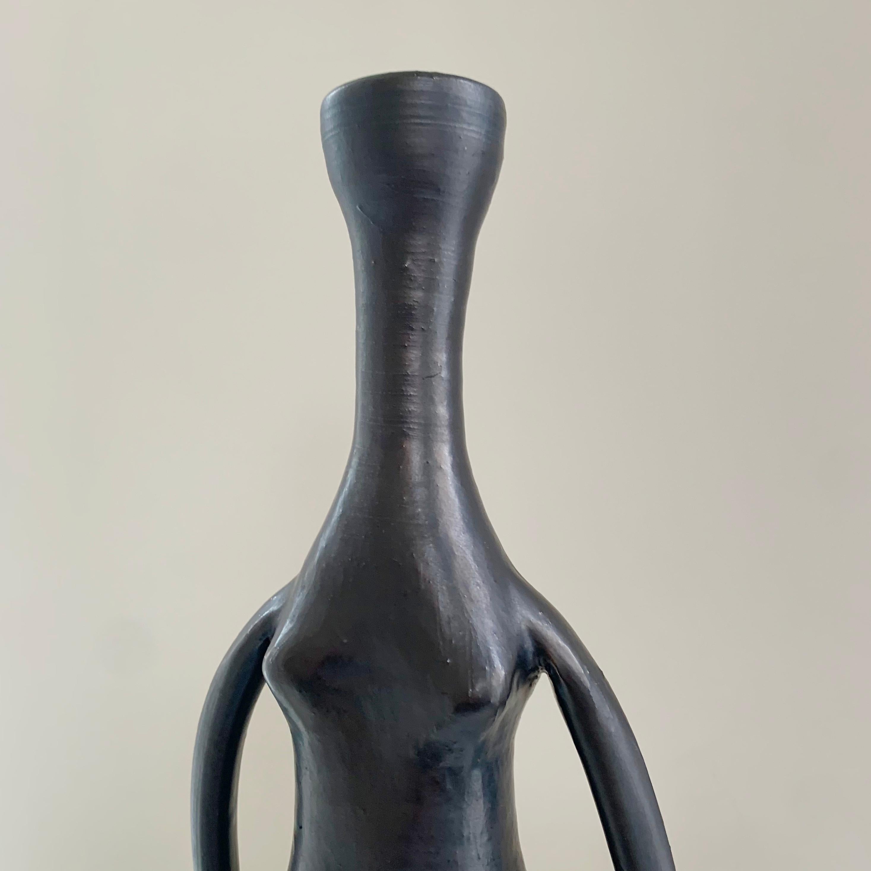 Guillaume Met De Penninghen Antropomorphic Ceramic Vase, circa 1950, France. For Sale 8