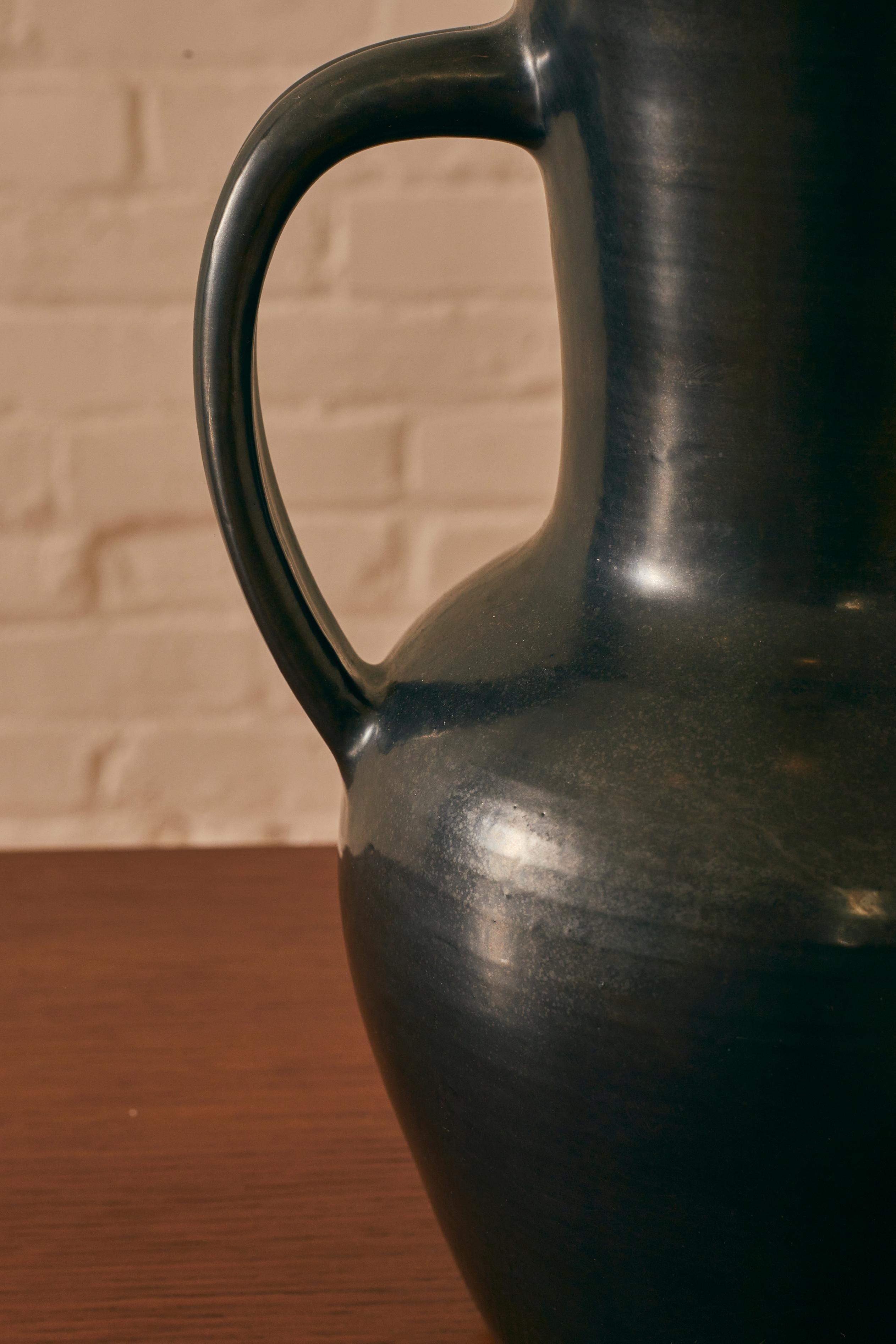 Belgian Guillaume Met De Penninghen Ceramic Vase For Sale