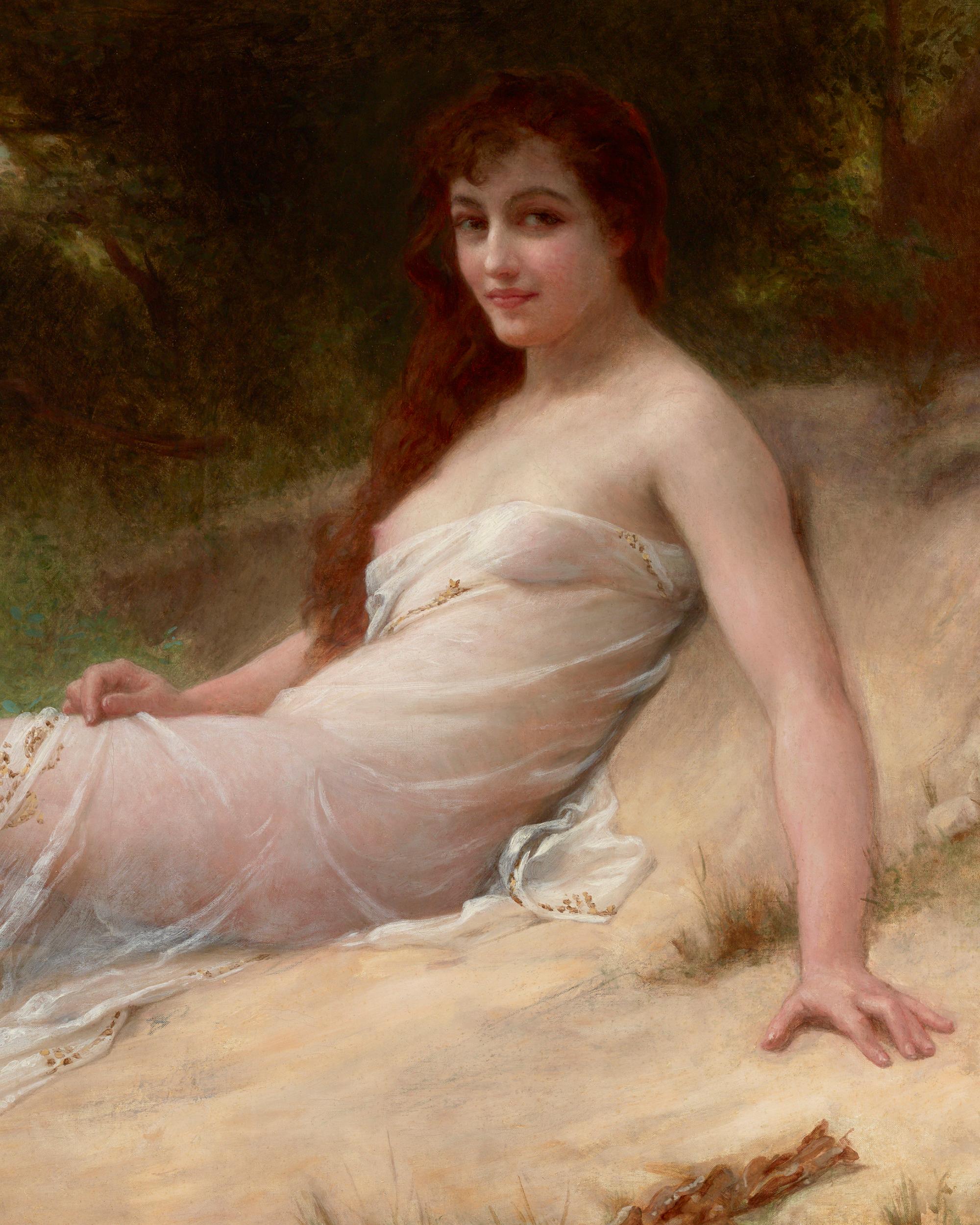 Solitude - Academic Painting by Guillaume Seignac