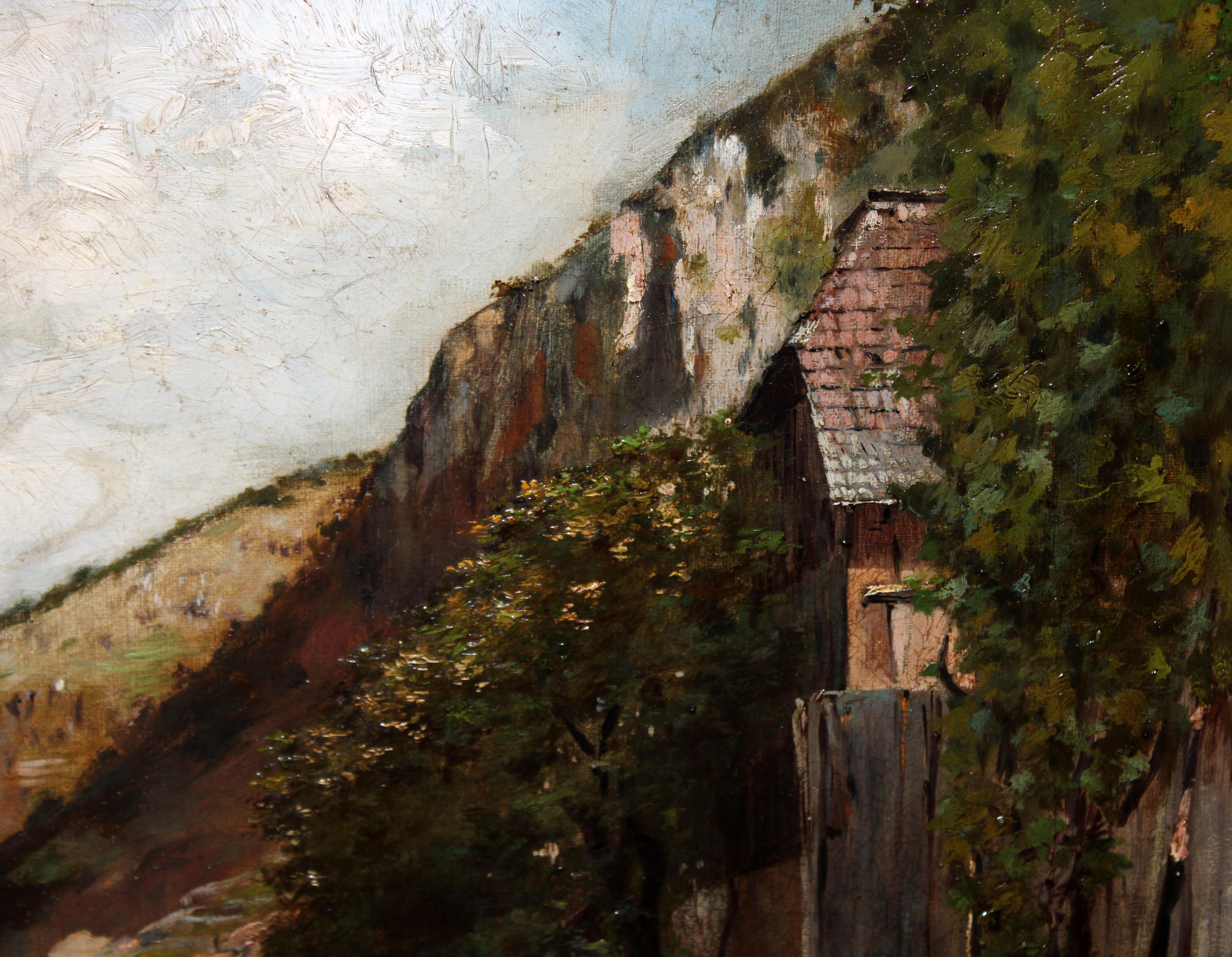 Óleo sobre tela - Paisaje de Viena (Impressionismus), Painting, von Guillem Roca Sanpere