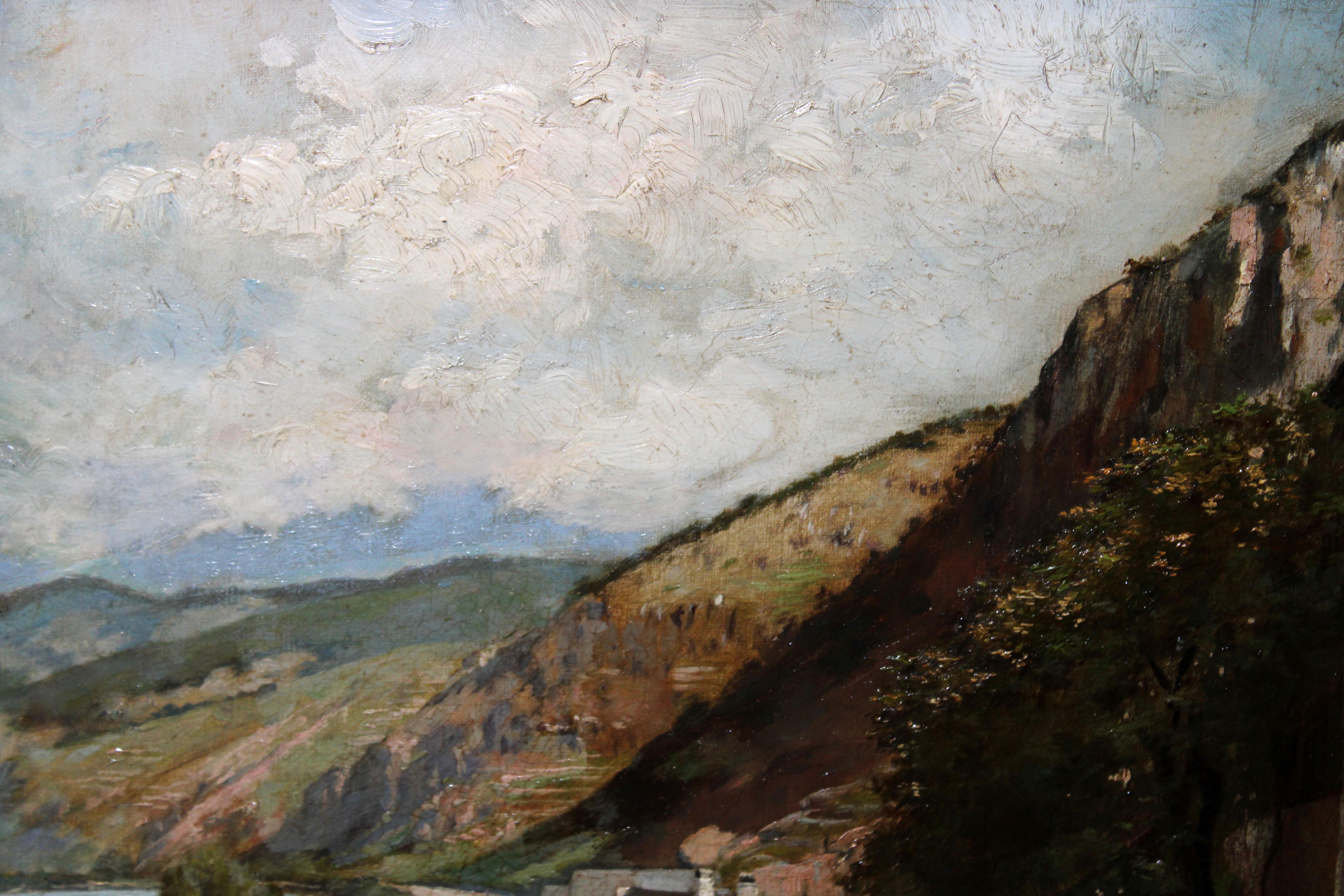 Óleo sobre tela - Paisaje de Viena im Angebot 1