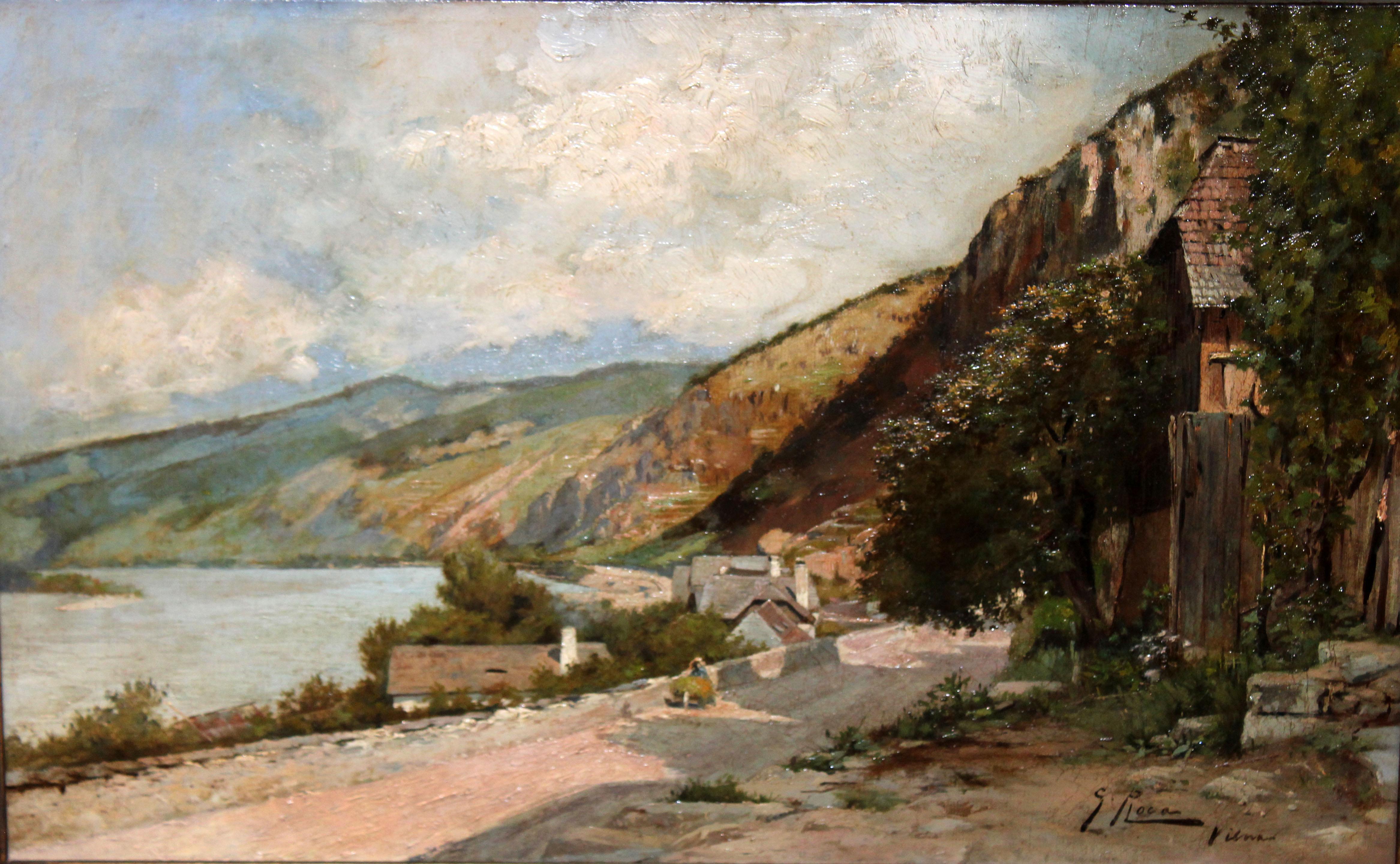 Olio su tela - Paisaje de Viena