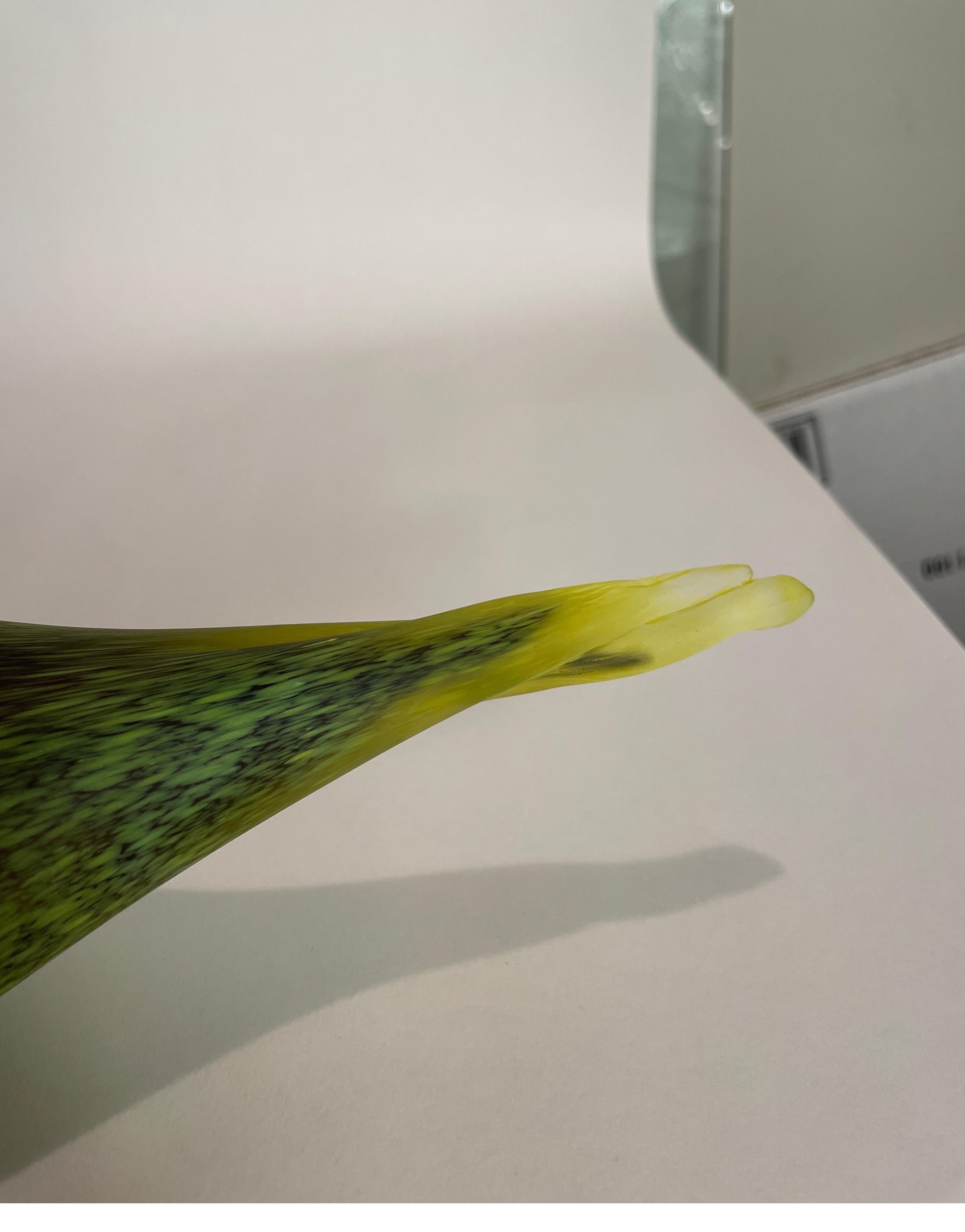 Finnish Guillemot Hand Blown Art Glass Bird For Sale