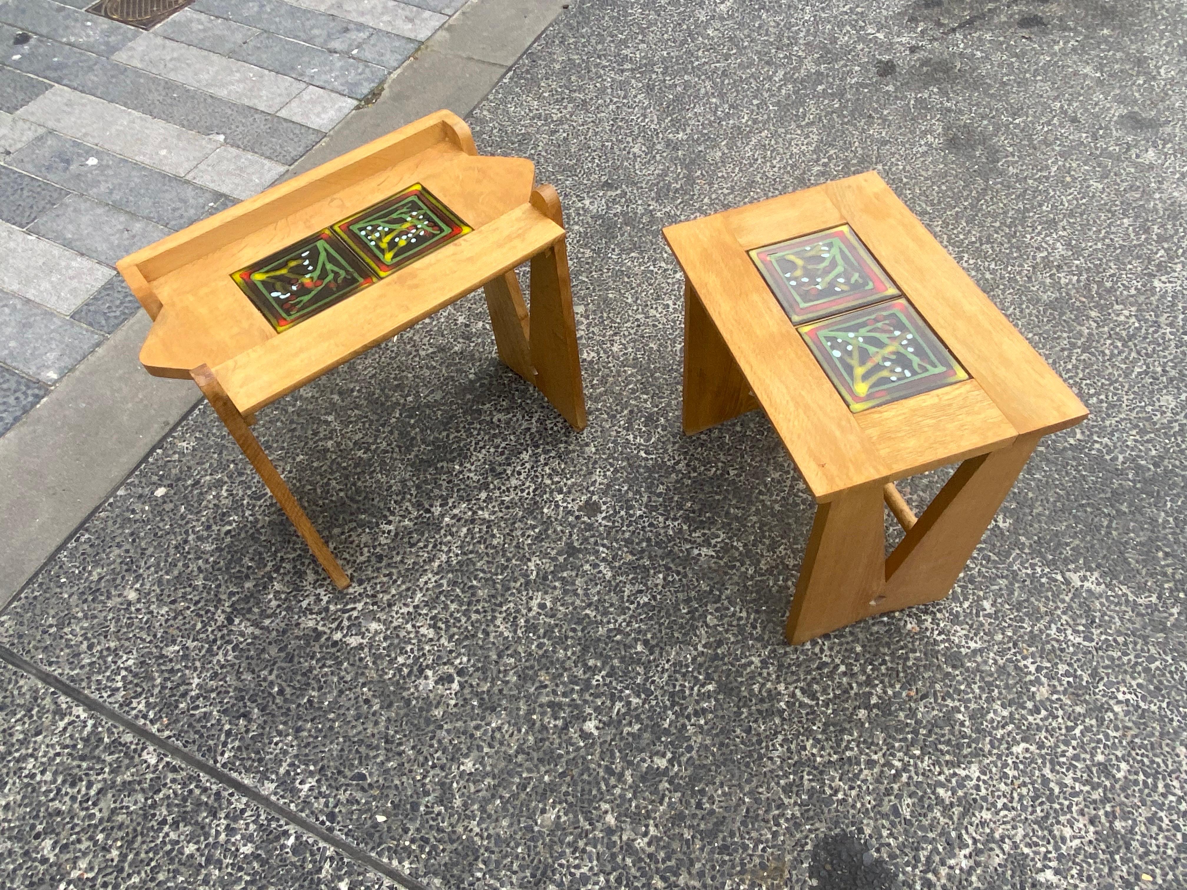 Guillerme and Chambron, 2 Nesting Tables, Edition 