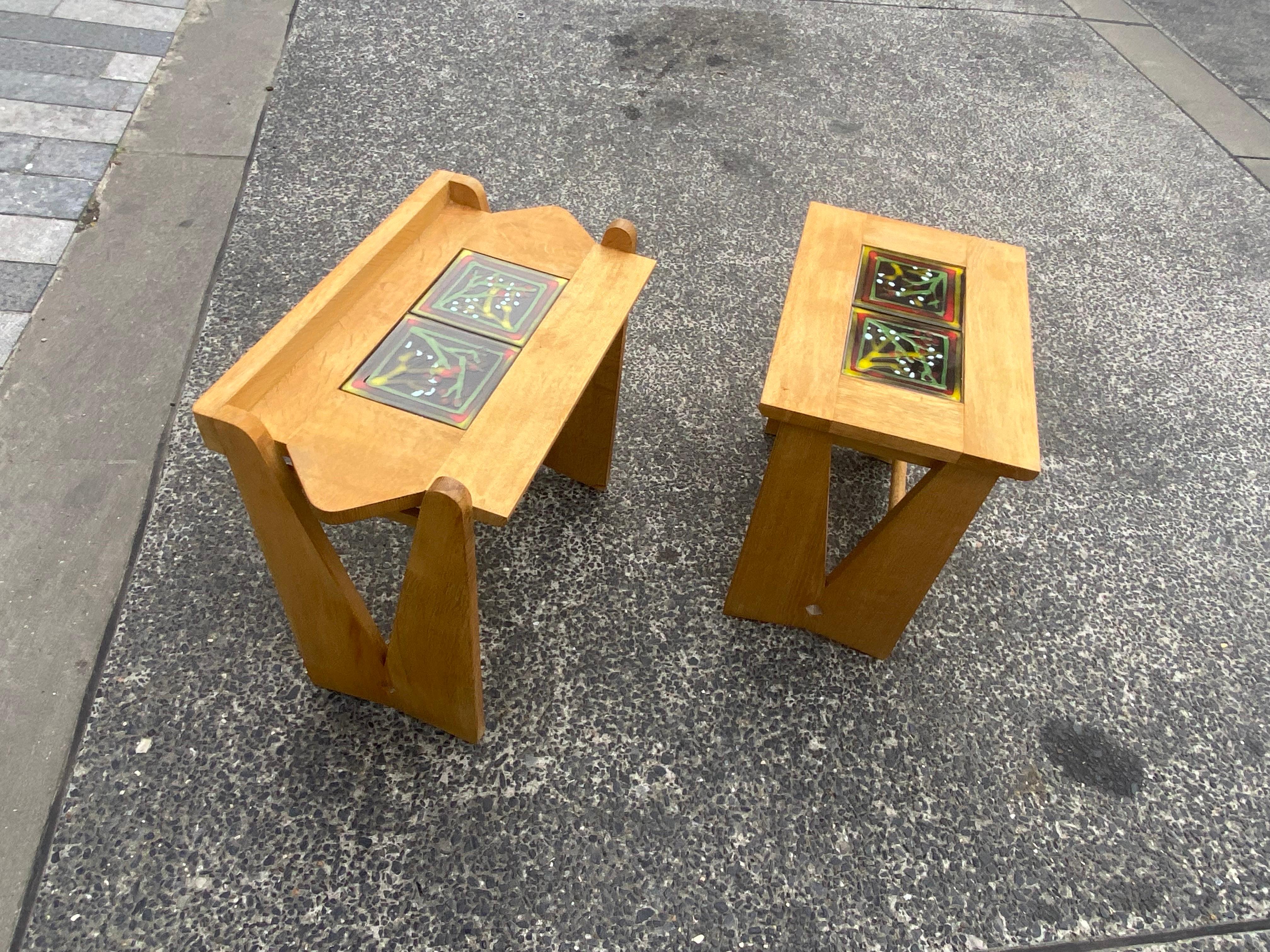 Guillerme and Chambron, 2 Nesting Tables, Edition 