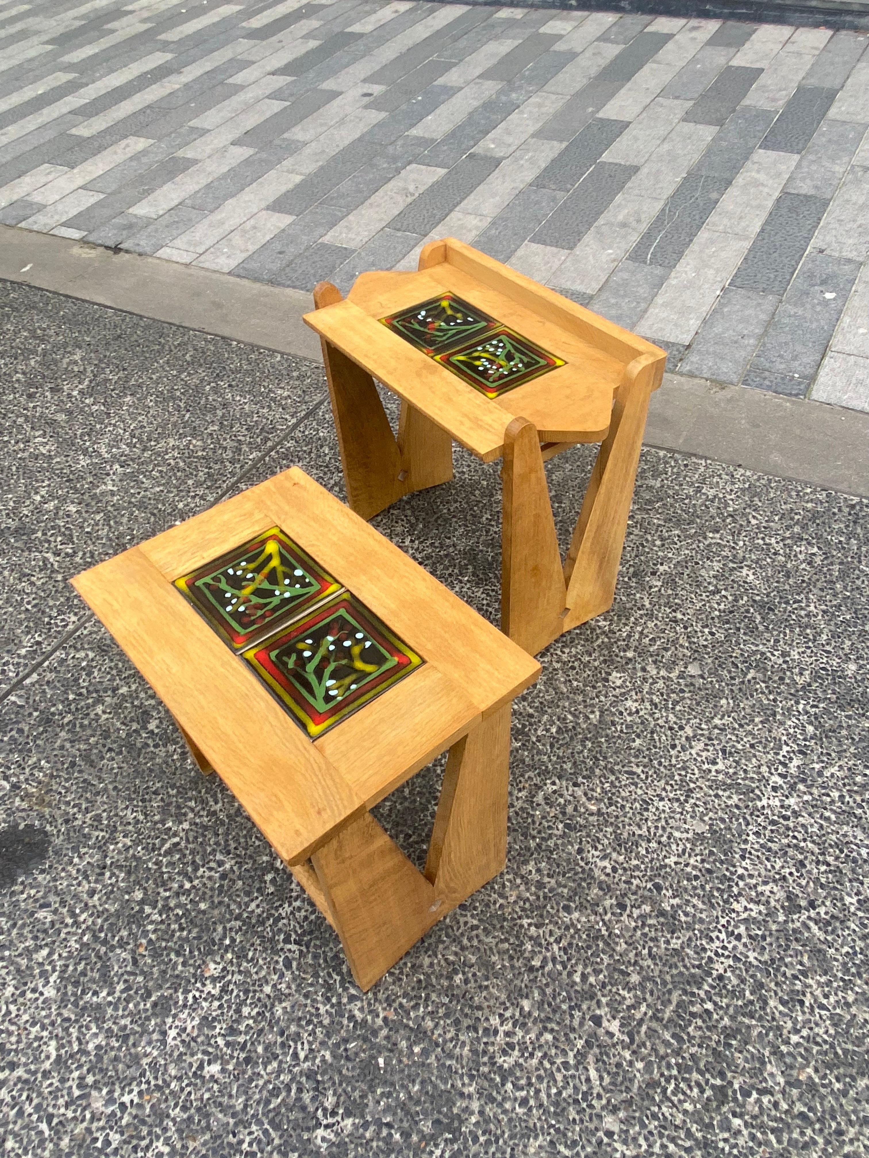 Guillerme and Chambron, 2 Nesting Tables, Edition 