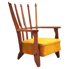 Vintage Guillerme and Chambron armchair for Votre Maison 