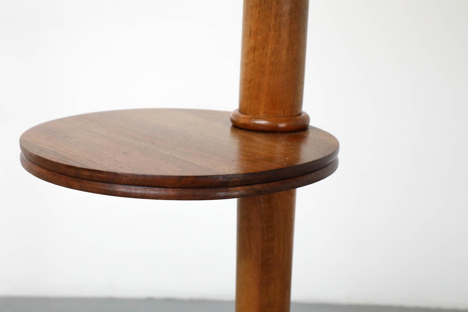 Lampe sur pied avec tables intégrées inspirée de Guillerme et Chambron, années 1950 en vente 7