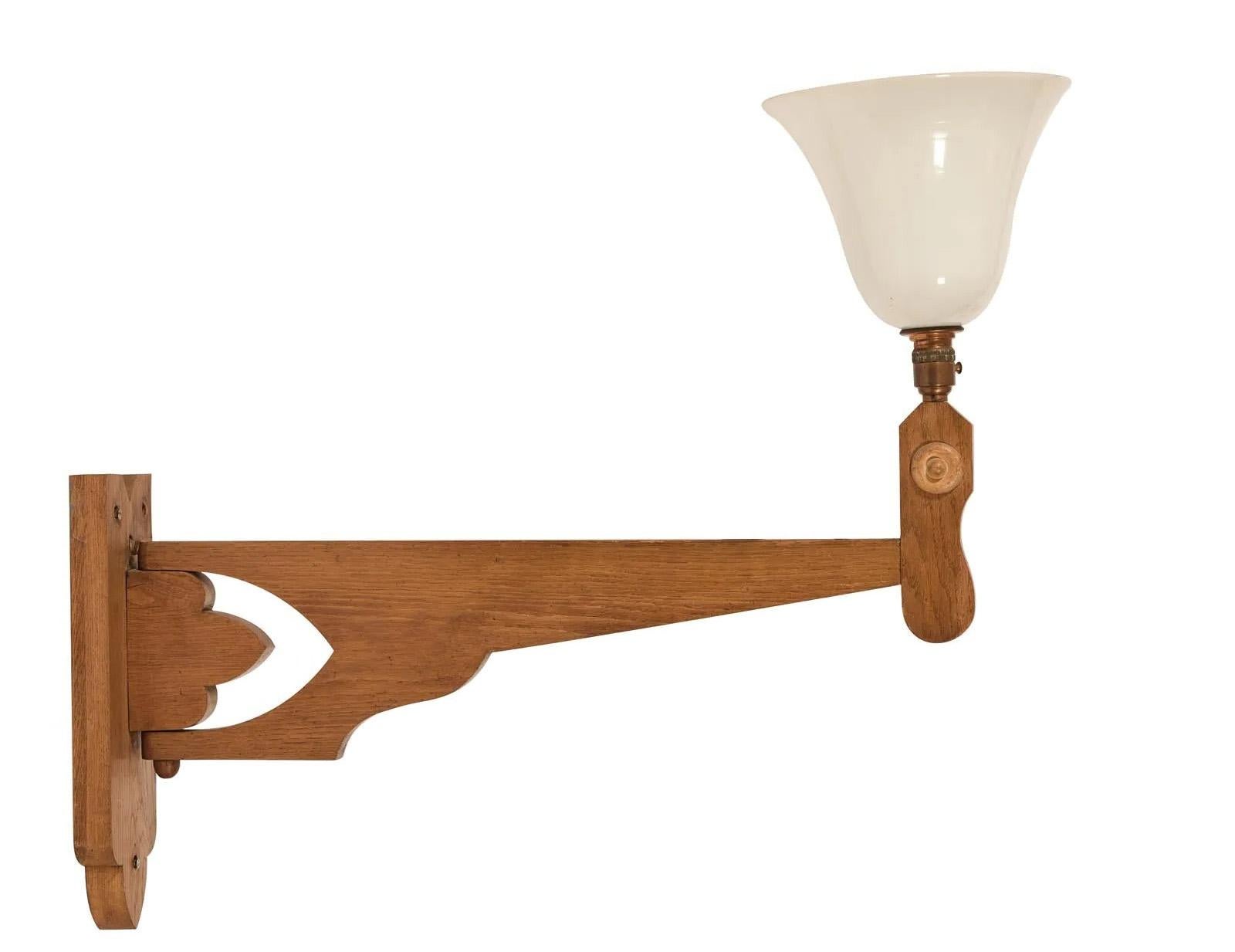 Quercia Lampada da parete grande in Oak di Guillerme e Chambron, 
