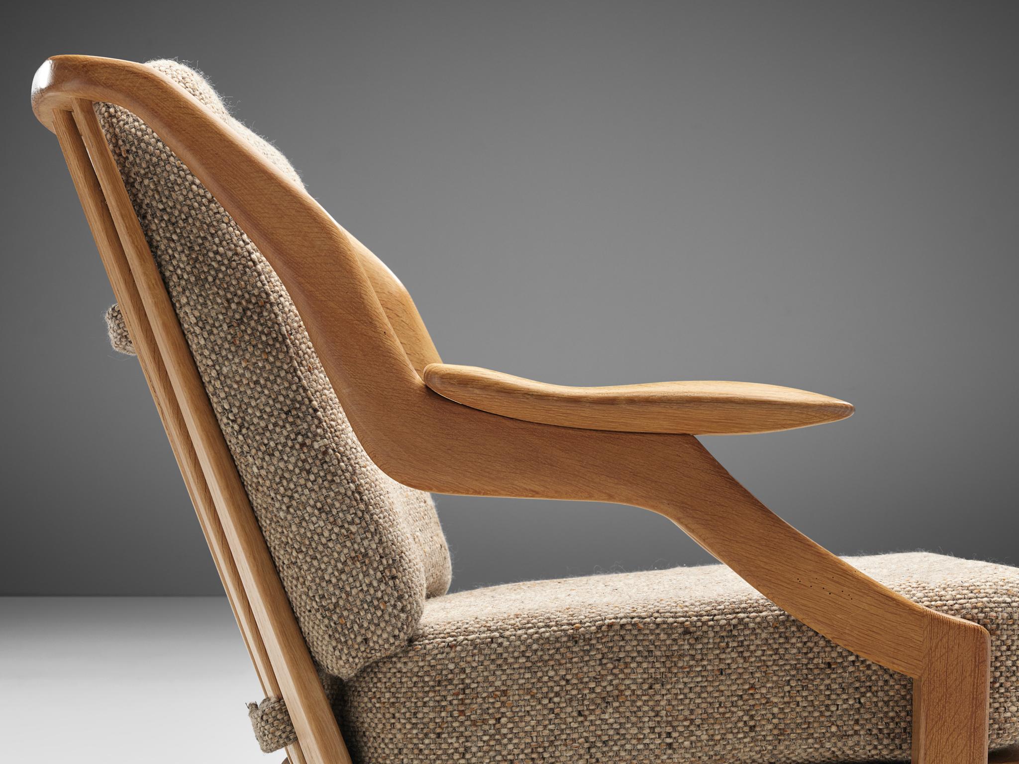 Fabric Guillerme and Chambron Lounge Chairs