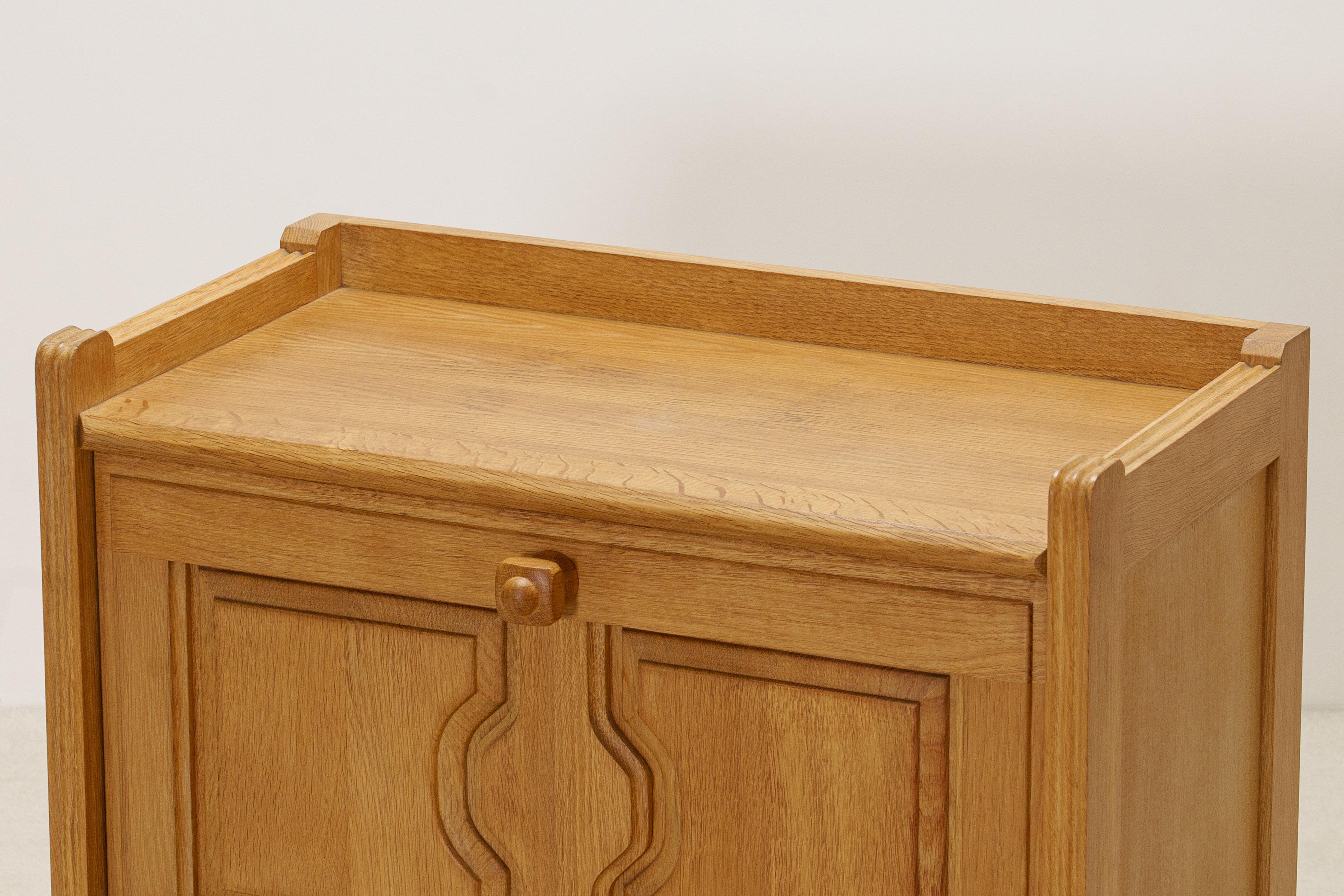 Guillerme and Chambron, Oak Cabinet for Votre Maison