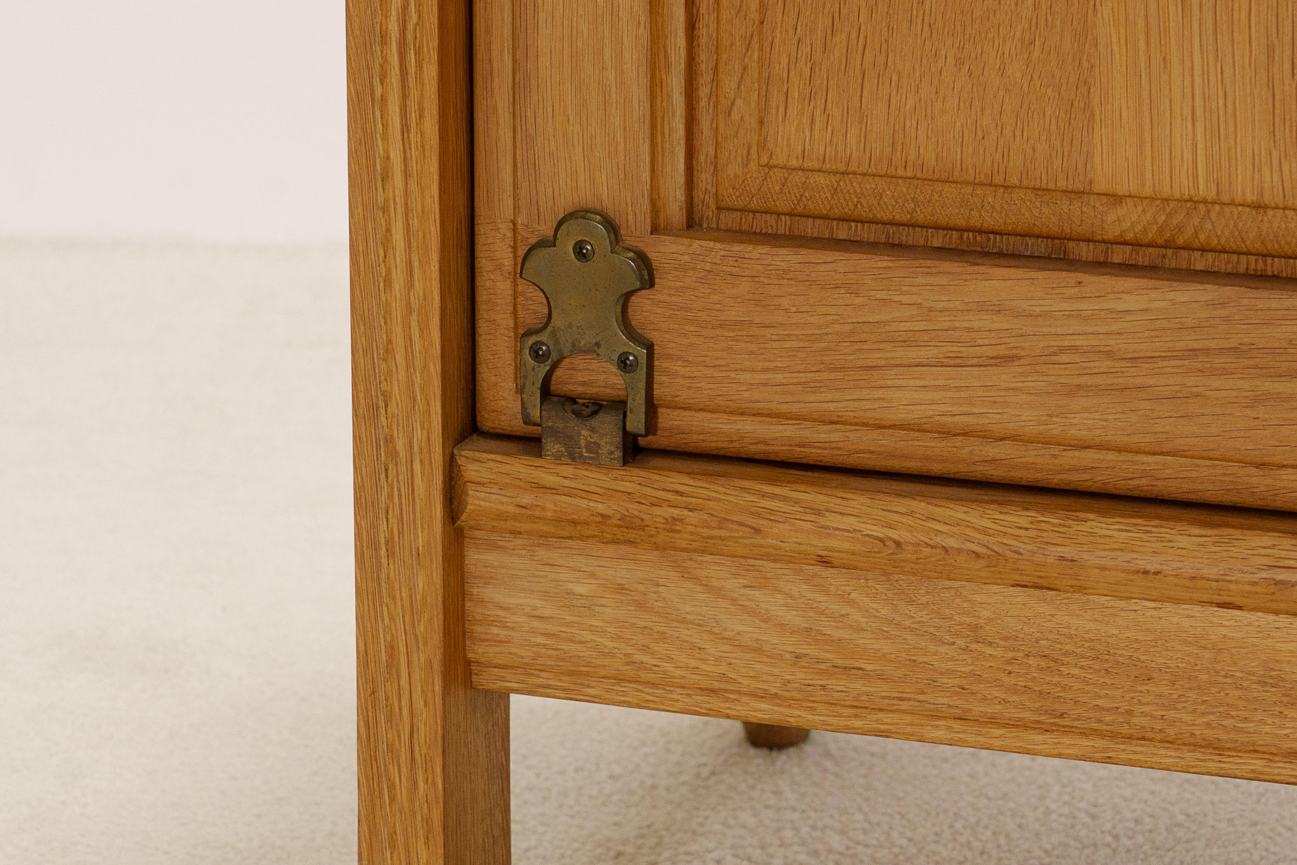 Guillerme and Chambron, Oak Cabinet for Votre Maison