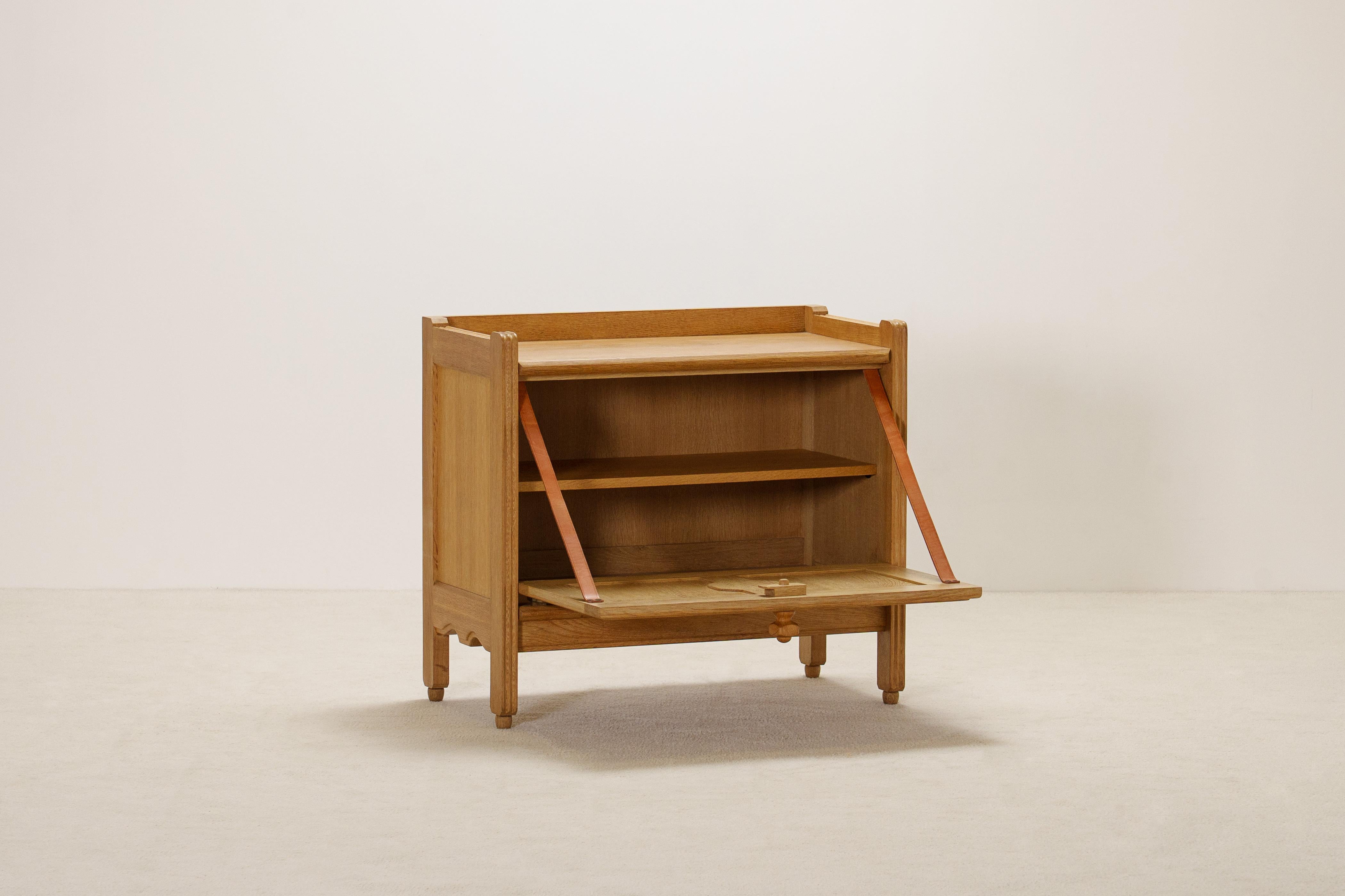 Guillerme and Chambron, Oak Cabinet for Votre Maison