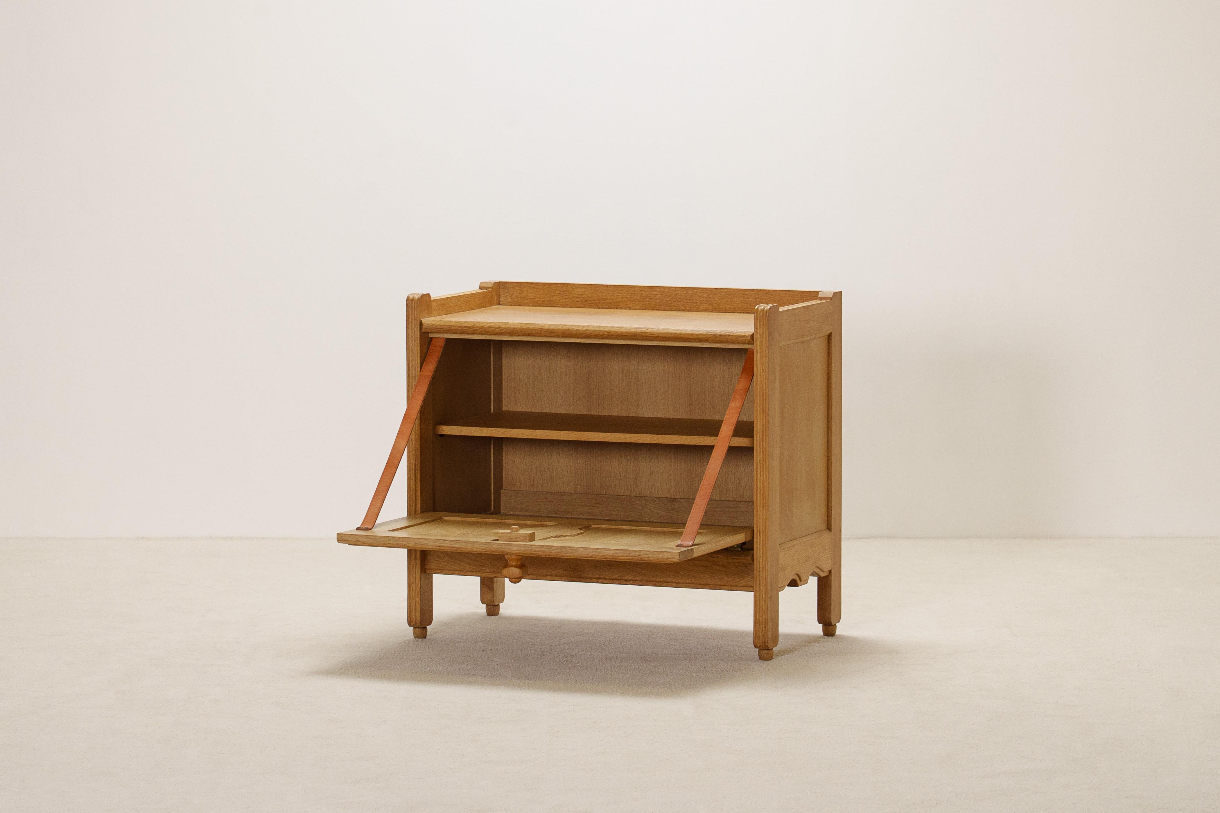 Guillerme and Chambron, Oak Cabinet for Votre Maison