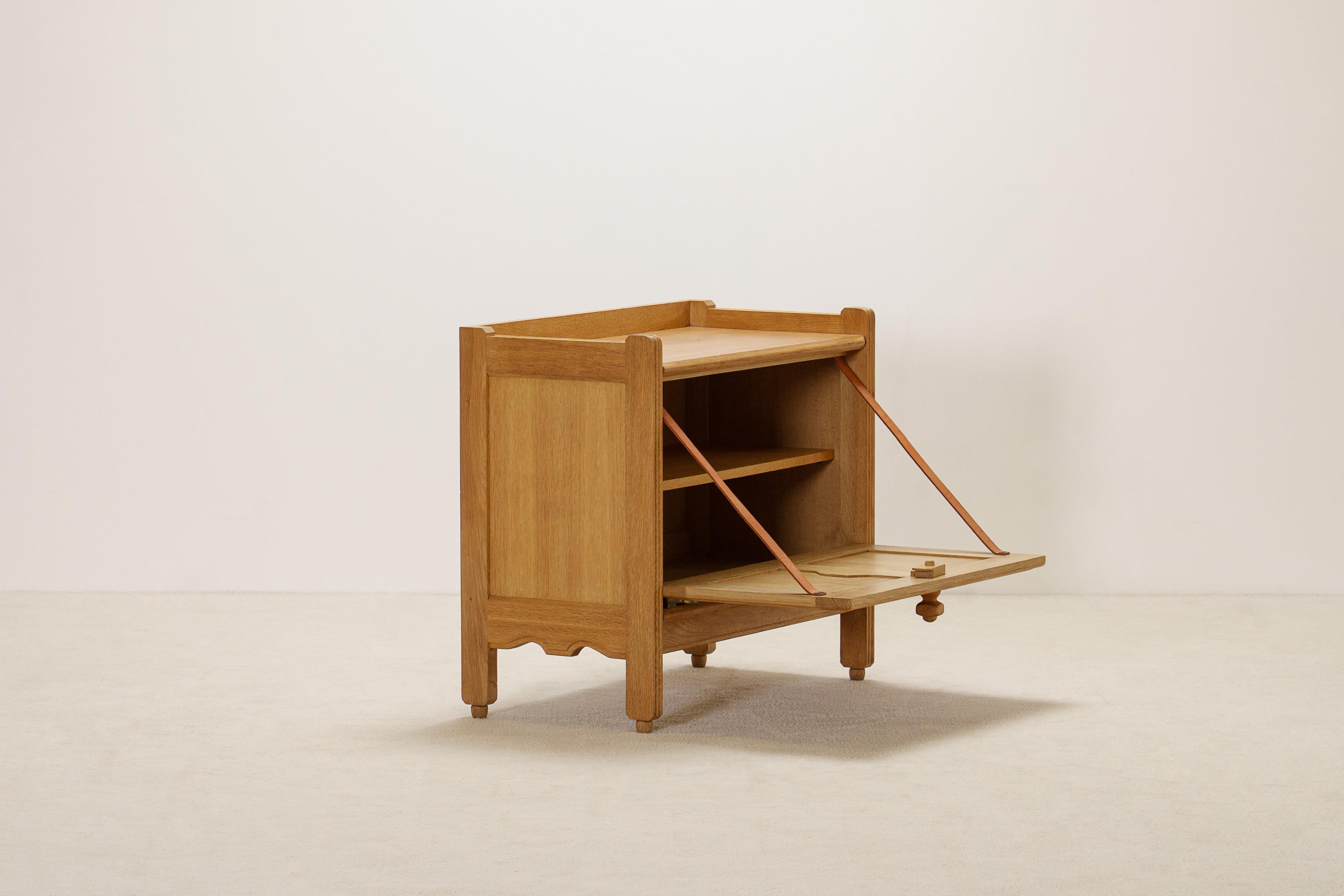 Guillerme and Chambron, Oak Cabinet for Votre Maison