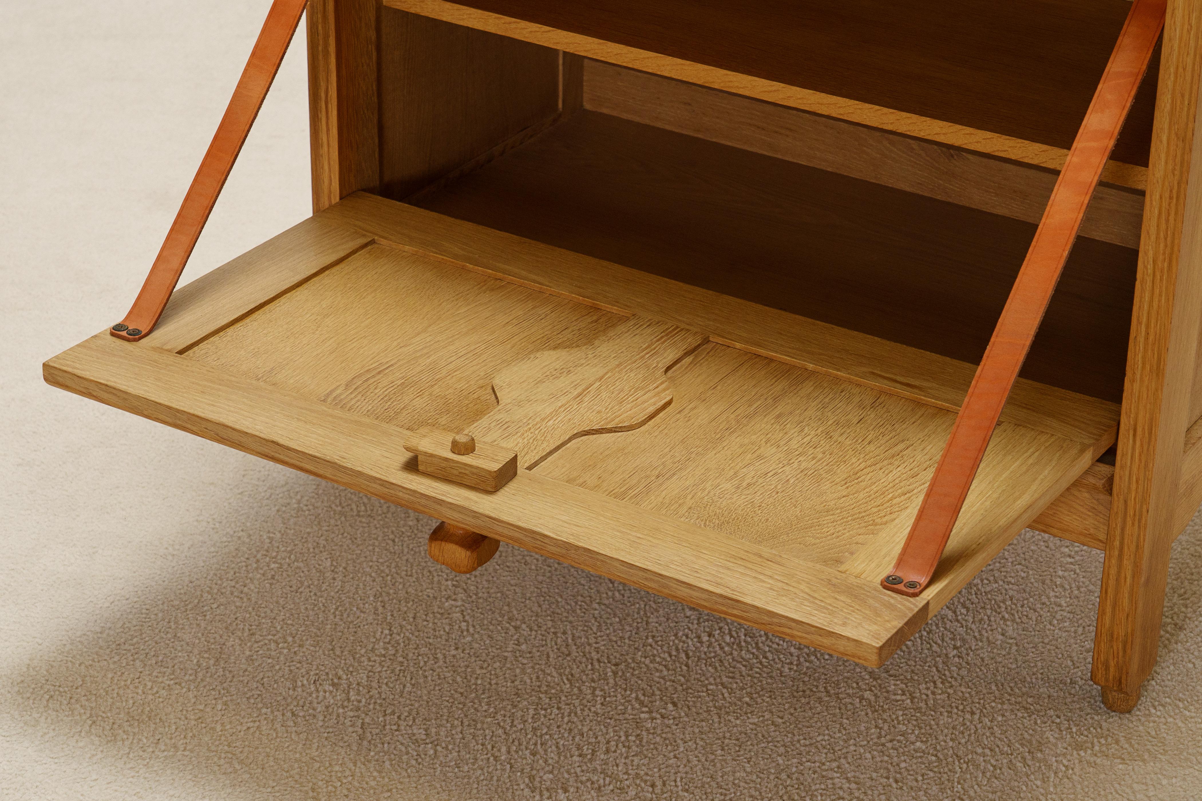 Guillerme and Chambron, Oak Cabinet for Votre Maison
