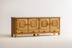 Guillerme and Chambron, Oak Sideboard for Votre Maison", 1960.