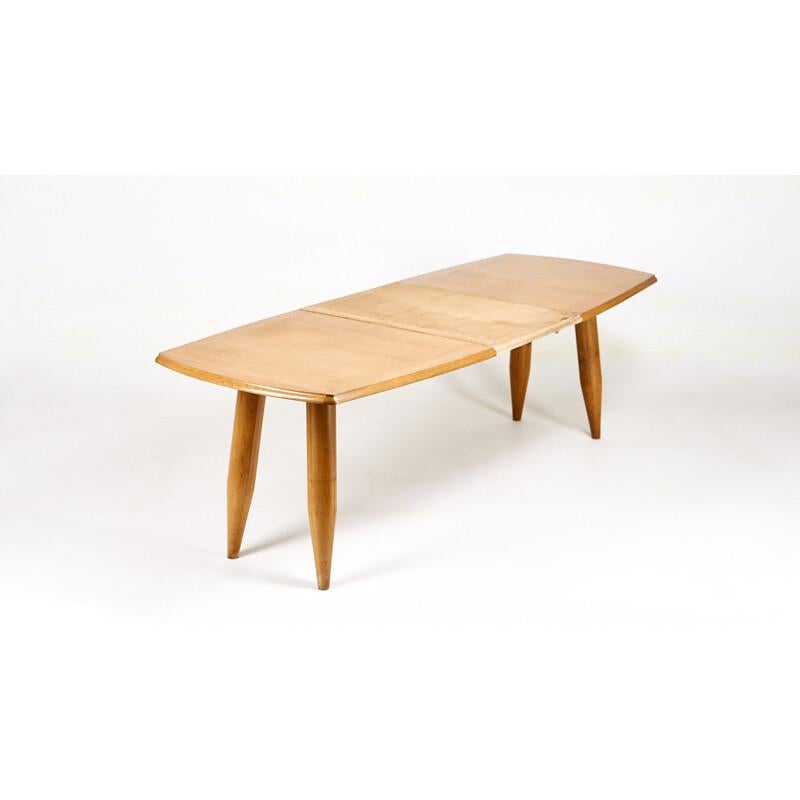 Guillerme and Chambron, table en Oak, Edition Votre Maison circa 1970/1980 en vente 3