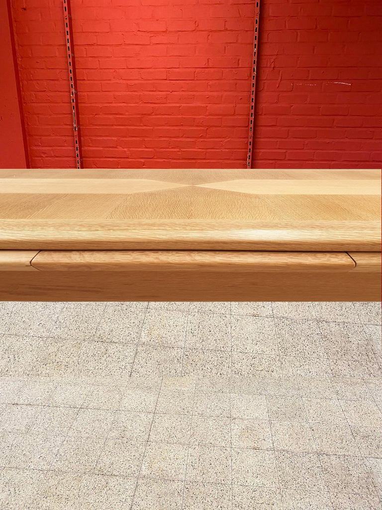 Guillerme and Chambron, table en Oak, Edition Votre Maison circa 1970/1980 Bon état - En vente à Mouscron, WHT