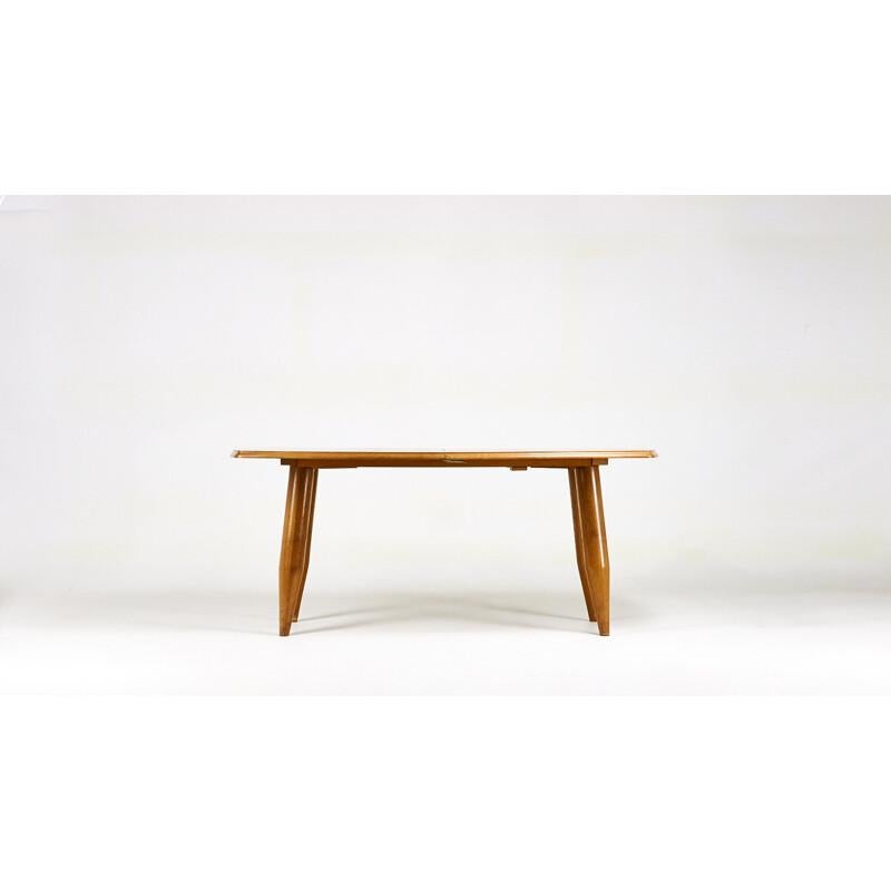 Guillerme and Chambron, table en Oak, Edition Votre Maison circa 1970/1980 en vente 1