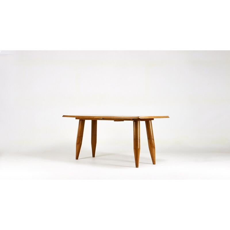 Guillerme and Chambron, table en Oak, Edition Votre Maison circa 1970/1980 en vente 2