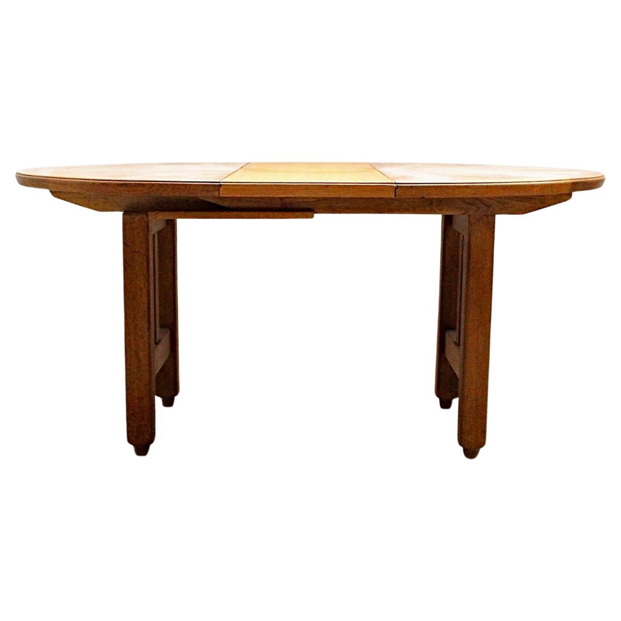 Guillerme and Chambron, table en Oak, Edition Votre Maison circa 1970 Bon état - En vente à Mouscron, WHT