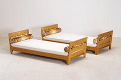 Guillerme and Chambron, Rare Pair of Daybeds for Votre Maison", 1960.