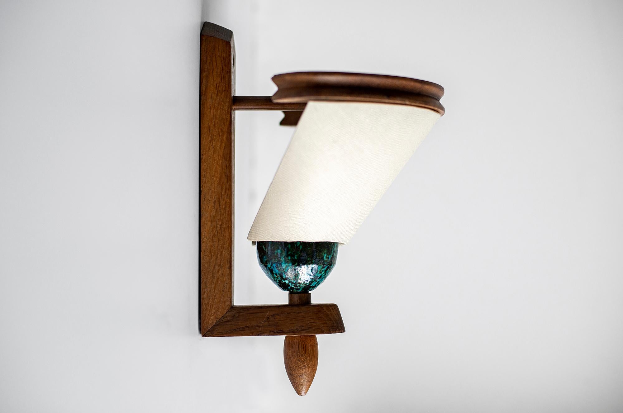 Guillerme and Chambron Sconce In Good Condition In Beverly Hills, CA
