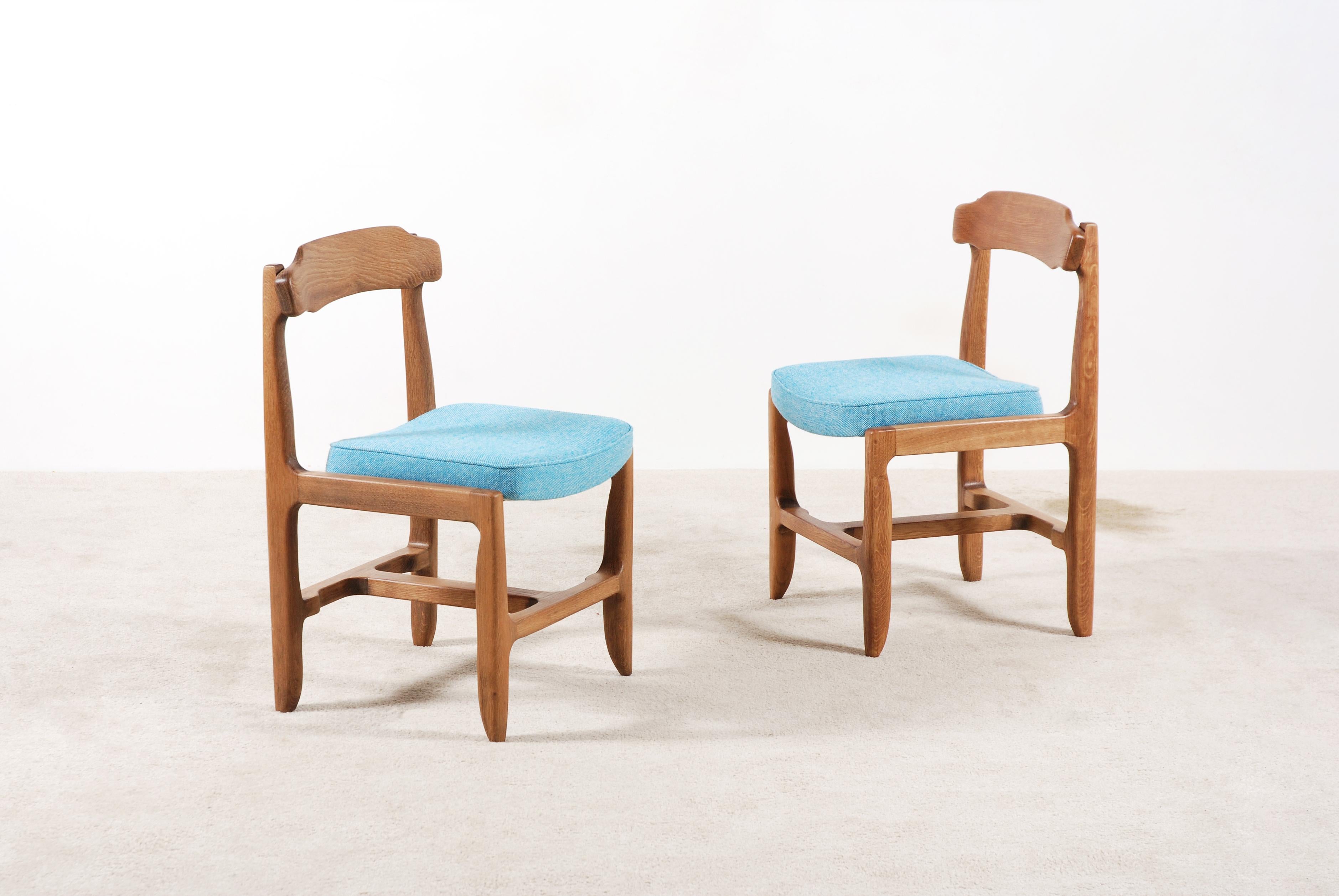 Français Guillerme et Chambron, ensemble de 4 chaises « Véronique », pour Votre Maison, 1960 en vente