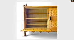 Guillerme and Chambron, sideboard in oak , Votre Maison Edition circa 1950/1960