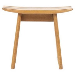 Guillerme and Chambron Solid Oak Stool by Votre Maison, 1950