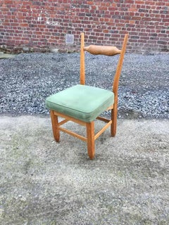 Guillerme and Chambron, Suite von 6 Stühlen, Edition Votre Maison , um 1970